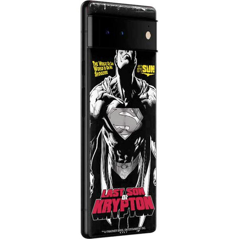 DC Comics Superman Last Son of Krypton Google Pixel 6 Pro Skin